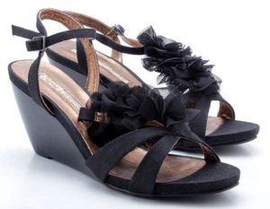 Zapatos de salón Buffalo para mujer 310-10214 Flax Black negros - Imagen 1 de 1