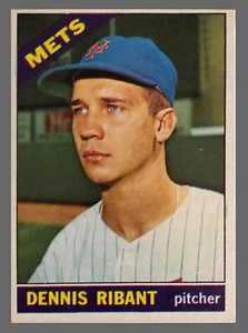 1966 Topps #241 • N.Y. Mets - Dennis Ribant - Photo 1/2