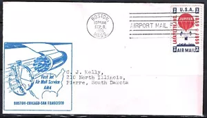 US Year of 1959 Chicago to San Francisco First Jet service Cover, (used). - Picture 1 of 2