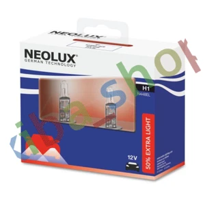 LIGHT BULB SET 2PCS H1 12V 55W P145S UP TO 90% GREATER BRIGHTNESS EXTRA LIGHT - Picture 1 of 4
