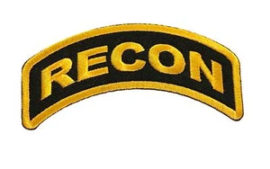 Parche Steampunk Recon Iron On Patch Service Veterano Motociclista - Imagen 1 de 1