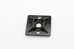 NARVA CABLE TIE MOUNTS - BLACK UV WEATHER RESISTANT 28mm x 28mm - PACK OF 100 - Picture 1 of 6