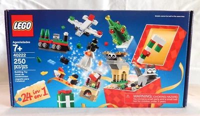 Lego 40222 Holiday Countdown Calendar 24-in-1 Christmas 100% Complete NIB - Image 1 of 2