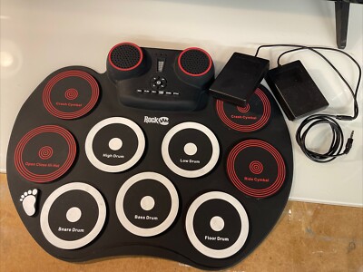ROCKJAM DRUM SET ELECTRONIC PORTABLE BLUETOOT...