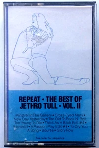 JETHRO TULL - Repeat The Best Of Vol. II - Cassette 1977 Tape Chrysalis Records - Picture 1 of 4