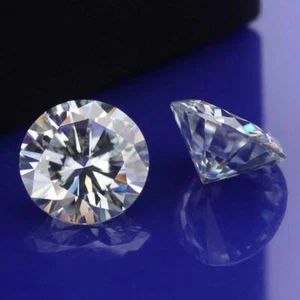 MOISSANITE LOOSE GEMS - .01 CARAT 3MM WHITE ROUND BRILLIANT CUT - D COLOUR - Picture 1 of 8