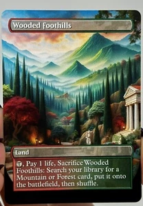Tarjeta proxy Wooded Foothills con arte diseñado a medida - Imagen 1 de 2