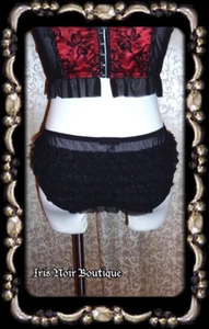 Bragas con volantes Lip Service Vaudevil Vamps góticas victorianas cosplay XS - Imagen 1 de 4