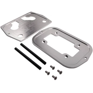 Aluminum Hold Down Battery Bracket Tray for Optima Silver New - Picture 1 of 12