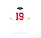 1990/92 Gascoigne #19 England Retro Umbro Heim Fußball Shirt (M) Italia 90