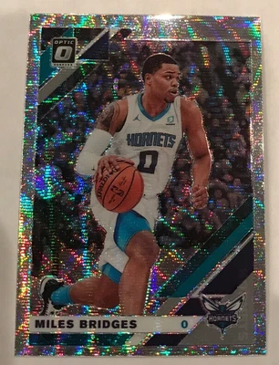 2019-20 MILES BRIDGES Optic Fanatics SILVER Prizm Wave #34 - Charlotte Hornets - Image 1 of 2