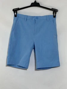 Vineyard Vines Boys Youth 12 Performance Blue Shorts Preppy Golf Fishing Walking - Picture 1 of 8