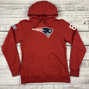 NFL Pro Line Wes Welker New England Patriots Hoodie Sweatshirt Football Red M - Picture 1 of 6
