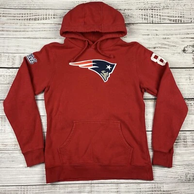 NFL Pro Line Wes Welker New England Patriots Sudadera con Capucha Fútbol Rojo M Foto 1 de 4