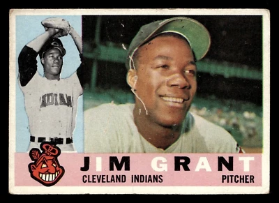 1960 Topps JIM MUDCAT GRANT #14 GD Cleveland Indians - Image 1 of 2
