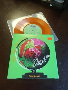 X Ray Spex The Day The World Turned Day-glo Ltd Orange 7" Punk - Picture 1 of 5