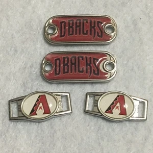 2 ~Arizona Diamondbacks MLB Paracord Charms Oval or Mini Dog Tag shoelace charms - Picture 1 of 3