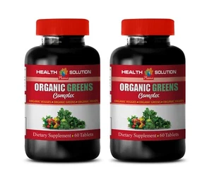 mood boost anxiety - ORGANIC GREENS PREMIUM COMPLEX - garlic garlic 2Bottle 120T - Picture 1 of 11