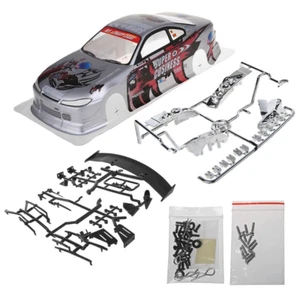 1/10 Onroad Drift Rc Car Body Shell Wing Led Light Buckets For Traxxas 4tec - Picture 1 of 8