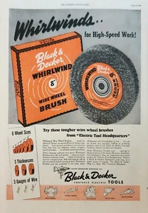 1944 Black & Decker Portable Electric Tools Vintage ad better faster - Picture 1 of 1