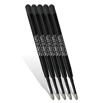 5 St - Tech Refill Kugelschreiberminen - Großraumminen, Großraummine - schwarz - Bild 1 von 4