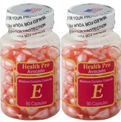 2 bottles AVOCADO Vitamin E Skin Oil 90 Caps/bottle Pink 3 Months Use - Image 1 of 2