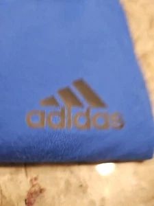 ADIDAS Men's T shirt Freelift AEROREREADY Short Sleeve/ XL Blue With Black Logo - Picture 1 of 16