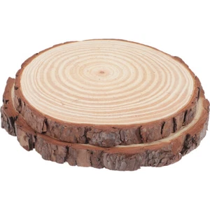 2 Pcs Garden Stepping Stones Wood Ornaments for Crafts Decoration - Picture 1 of 12