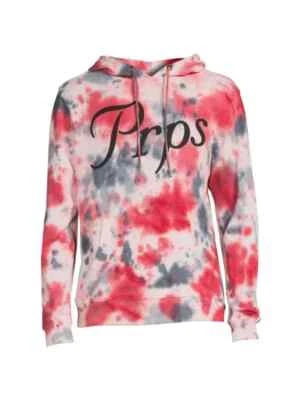 Sudadera con capucha para hombre PRPS Streetwear talla mediana M roja blanca gris tie dye Foto 1 de 3