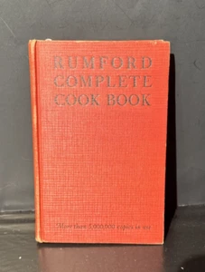 Vintage 1941 Hardcover RUMFORD COMPLETE COOK BOOK 34th Edition ~ Preowned - Picture 1 of 8