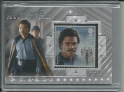 2020 Topps Star Wars Masterwork STAMP RELIC Trading Card SC-LC LANDO CALRISSIAN - Image 1 of 2
