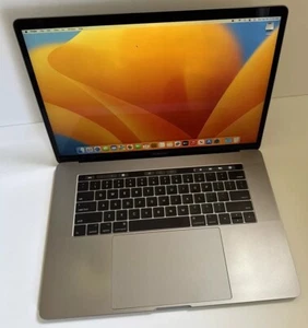 Apple MacBook Pro TouchBar 15 inch Gray 2.6ghz i7 16GB 256GB OS Ventura - Picture 1 of 6