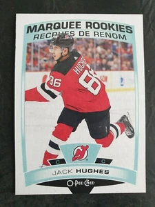 2019-20 O-Pee-Chee #611 Jack Hughes RC - Bild 1 von 2