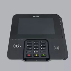 Verifone Credit Card Payment Terminal Model M424 Black #U8536 - Picture 1 of 11
