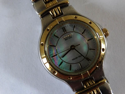 Citizen Eco Drive Solar Tech Watch Womens 26mm MOP Dial 7 3/8" band - Image 1 of 4