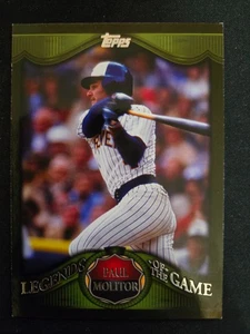2009 Topps Series 1 LEGENDS OF THE GAME LG-PM Paul Molitor - Milwaukee Brewers - Picture 1 of 2