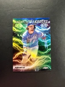 Bobby Witt Jr 2025 Topps Chrome Lightning Leaders #LL-10 - Imagen 1 de 2