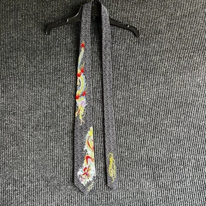 Ed Hardy by Christian Audigier Herren Krawatte Drachen Design Handarbeit Seide - Bild 1 von 12