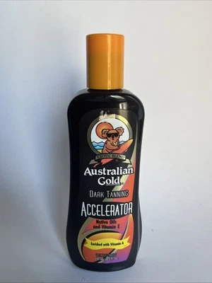 Australian Gold Dark Tanning Accelerator Tanning Lotion 8.5 Oz Vitamin E Oil - Image 1 of 3