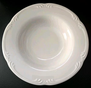 4er SET PFALTZGRAFF FILIGRAN WEISS UMRANDET SUPPENSCHÜSSELN 9" - Bild 1 von 3