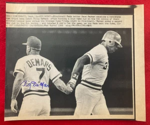 1986 BILLY DEMARS SIGNED Dave Parker Cincinnati Reds Wire Press Photo 2 HR 5 RBI - Picture 1 of 8