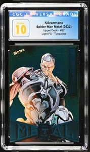 Spider-Man Metal 2022 - Silvermane #82 - Light FX turquesa 10/50 - CGC 10 - Imagen 1 de 2