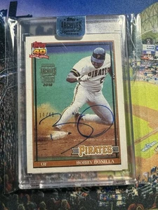 2018 Topps /43 Bobby Bonilla (1992 Topps) #92T-750 Buyback Auto Hard To find - Picture 1 of 4