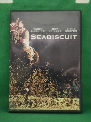 Seabiscuit Movie DVD Starring Elizabeth Banks Tobey Maguire Jeff Bridges PG-13 - Image 1 of 2