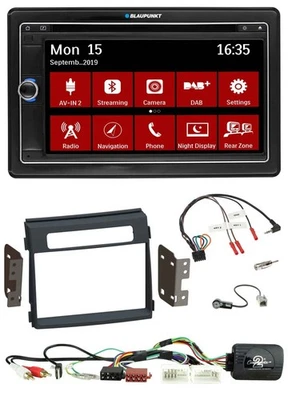 Blaupunkt Lenkrad DAB TMC 2DIN USB Bluetooth Navigation für Kia Soul 2011-2014 A - Bild 1 von 4