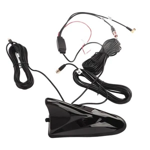 [12V Fin Antenna GPS DAB FM WIFI High Sensitivity 5m Cable Length Radio - Zdjęcie 1 z 12