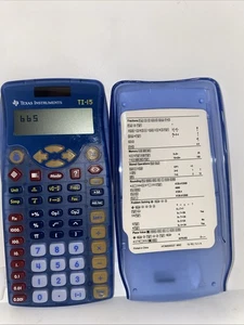 Texas Instruments TI-15 Scientific Calculator - Picture 1 of 2