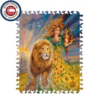 Davici Wooden Jigsaw Puzzle "Zodiac Sign Leo A Lion" 21x17cm - 100pcs Easy Level - Picture 1 of 7