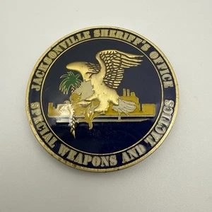 Jacksonville Sherrif's Office Special Weapons & Tactics SWAT Challenge Coin FF3 - Bild 1 von 5