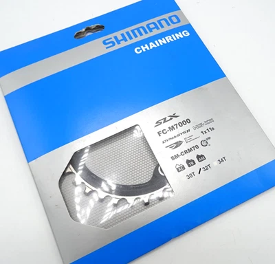 Shimano SLX FC-M7000 32T Bike Single Chainring Black SM-CRM70 1 x 11s SH-629-R8 - Image 1 of 4